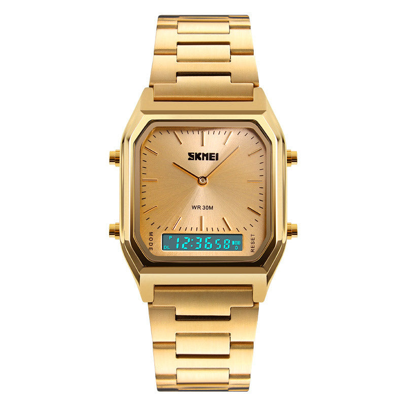Analog-Digital Watch Minimalist Style Business Men's Watch