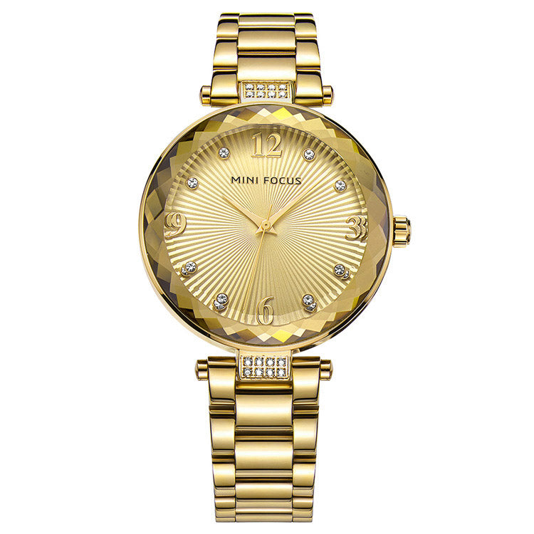 Women's Quartz Watches with Diamonds and Waterproof Women's Watch