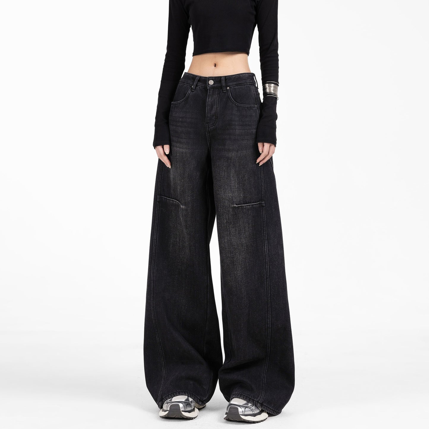 Women's Jeans Vintage Wide Leg Jeans, Summer Loose Pants