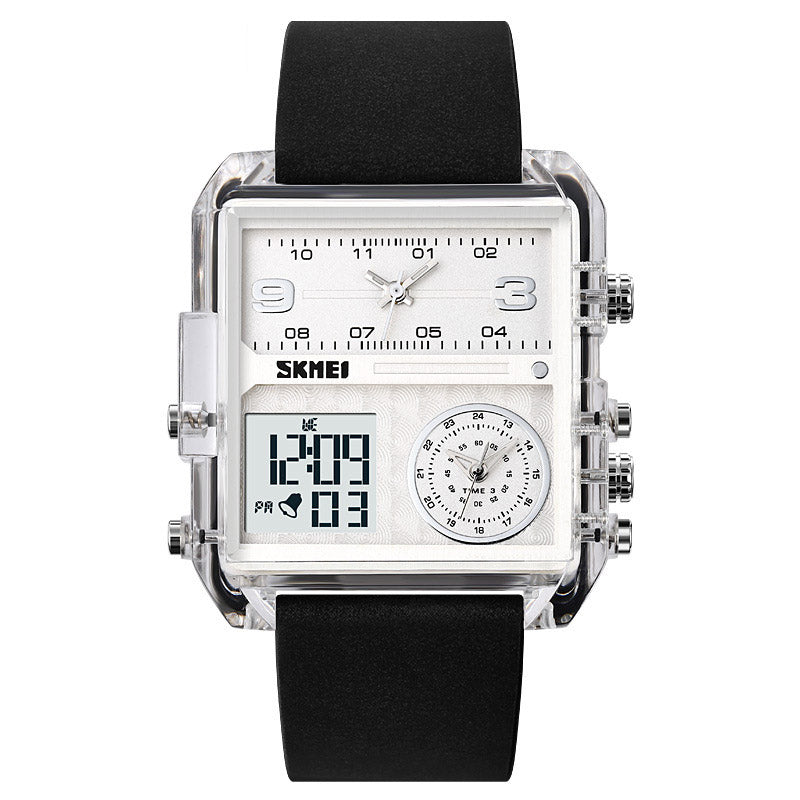 Analog-Digital Watch Square Simple Style Watch