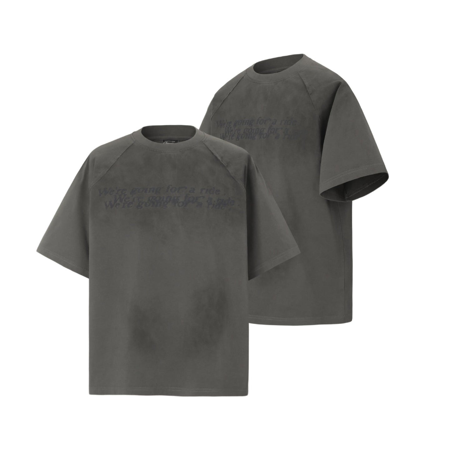 Unisex T-shirts Summer Letter Design Men's Loose Short Sleeve T-Shirt