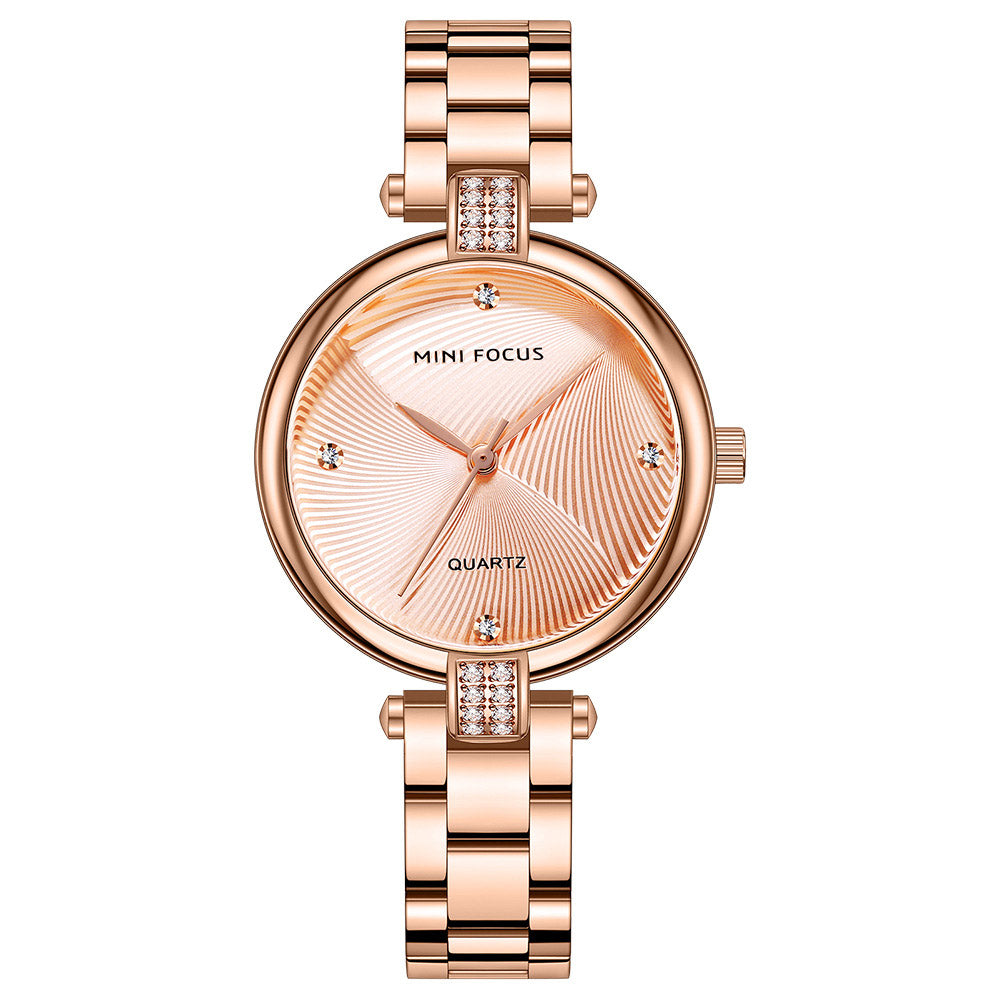 Women's Quartz Watches Fashion Diamond-encrusted Waterproof Ladies Watch