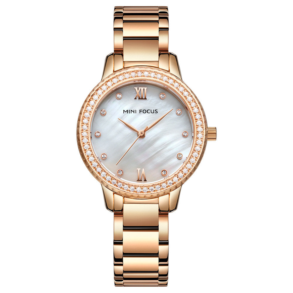 Women's Quartz Watches Light Luxury Diamond-encrusted Waterproof Women's Watch