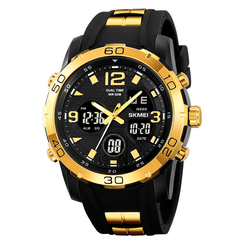Analog-Digital Watch Outdoor Sports Waterproof Men's Watch
