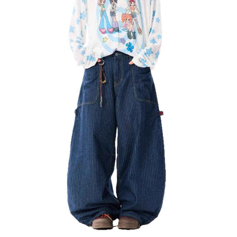 Women jeans retrostripes women loose