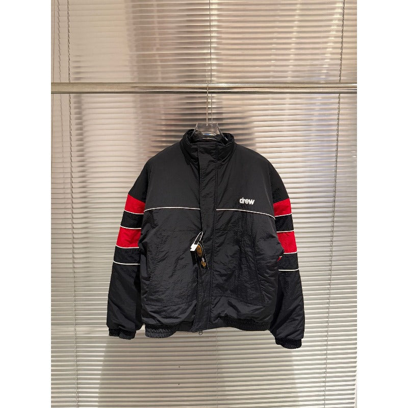 Drew house jacket spring & fall d@ew plain edge contrast colorpatchwork quilted cotton jacket