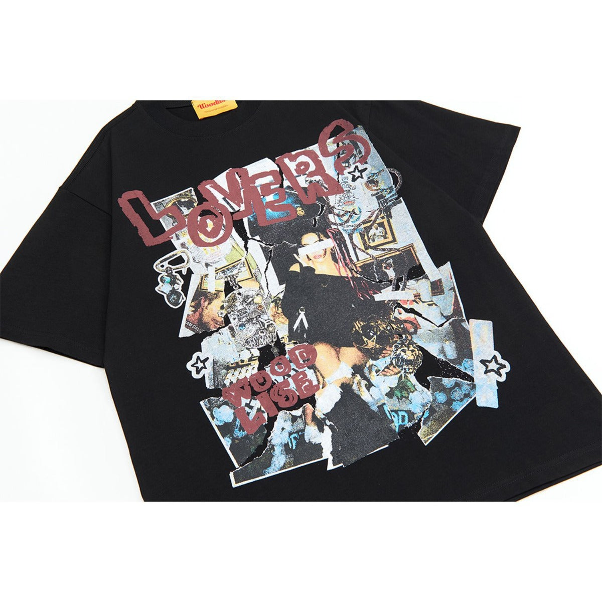 Unisex T-shirts Summer Magazine People Men's Loose Short Sleeve T-Shirt