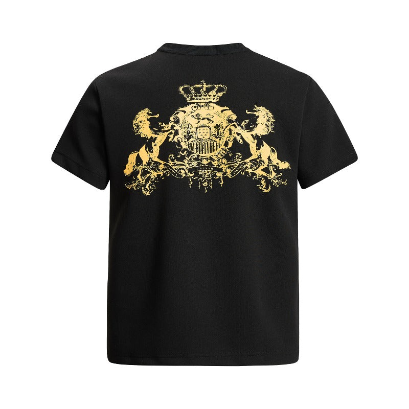 Men's t-shirt - american retro unisex air layer graphic button design high street slim fit short sleeve tee