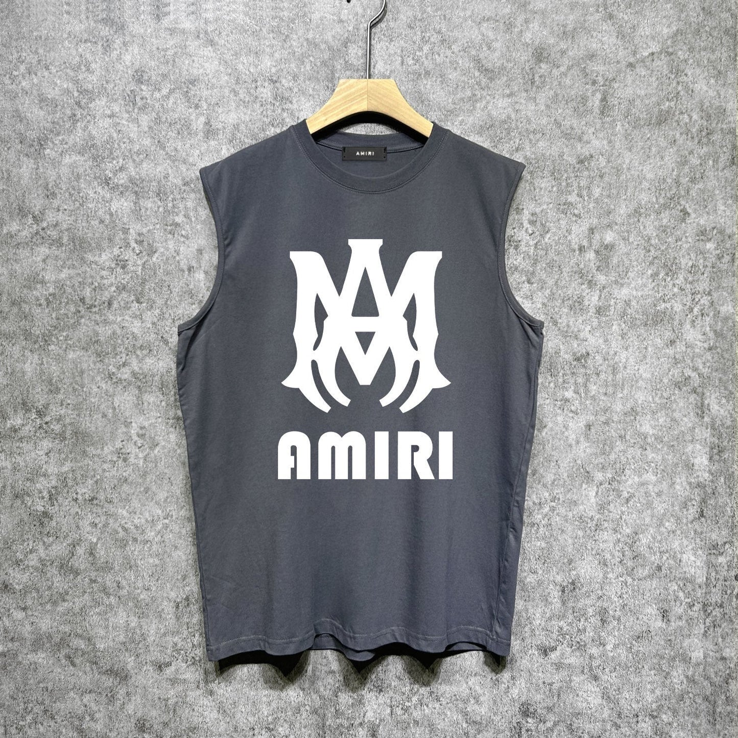 Amiri tank top cashew flower large simple logo printing