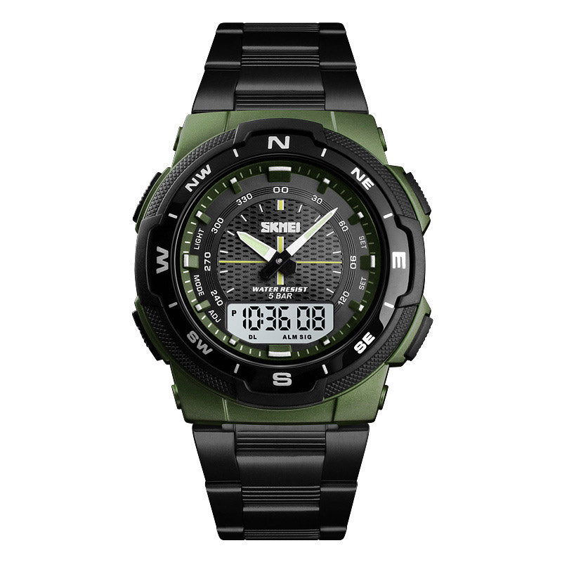 Analog-Digital Watch Outdoor Sports Waterproof Men's Electronic Watch