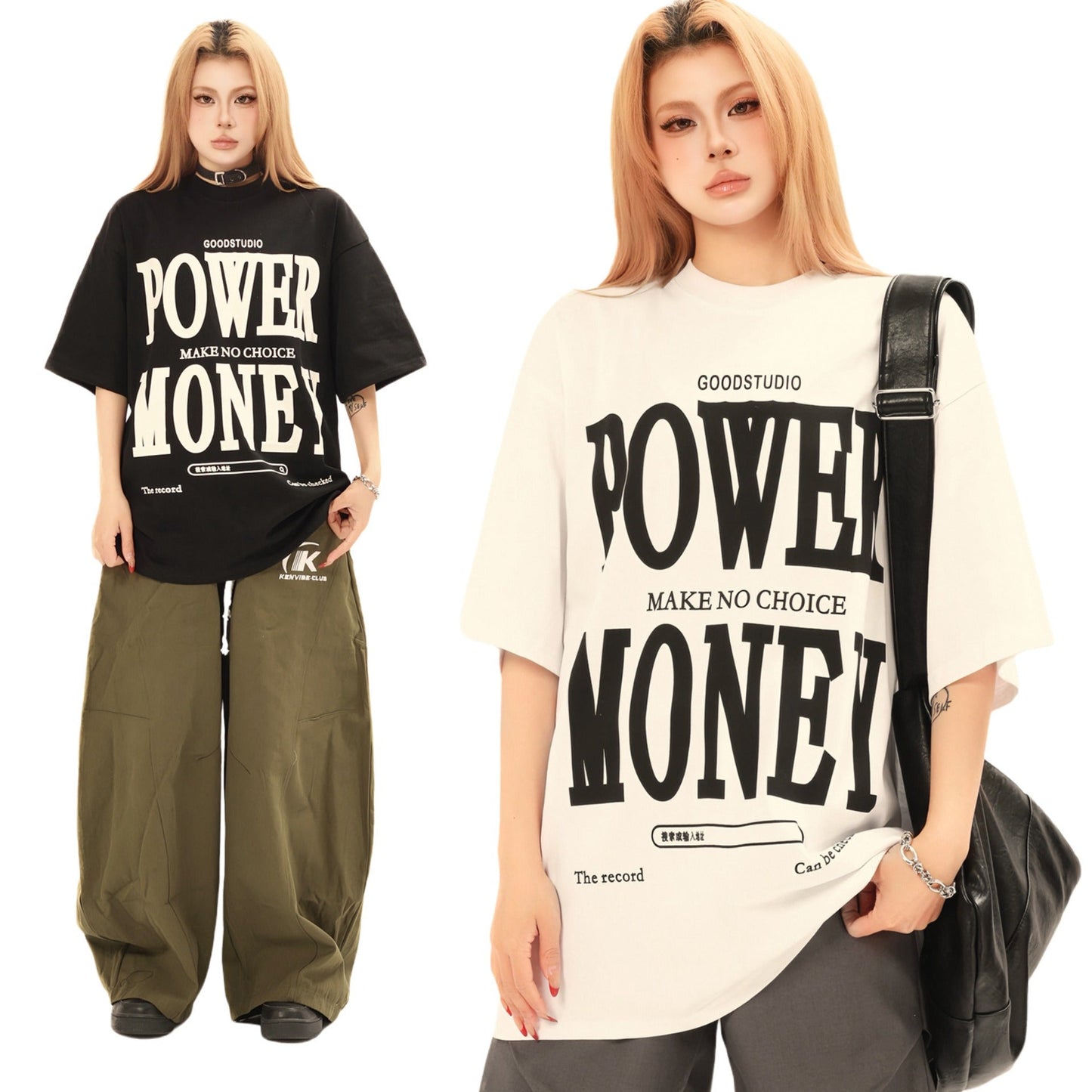 Unisex T-shirts Street Vintage Creative Letter Map Men's Loose Short Sleeve T-Shirt