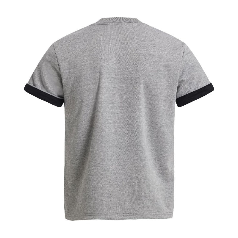 Men's t-shirt - american retro unisex solona cool-touch letter print design - men's high street slim fit short sleeve tee