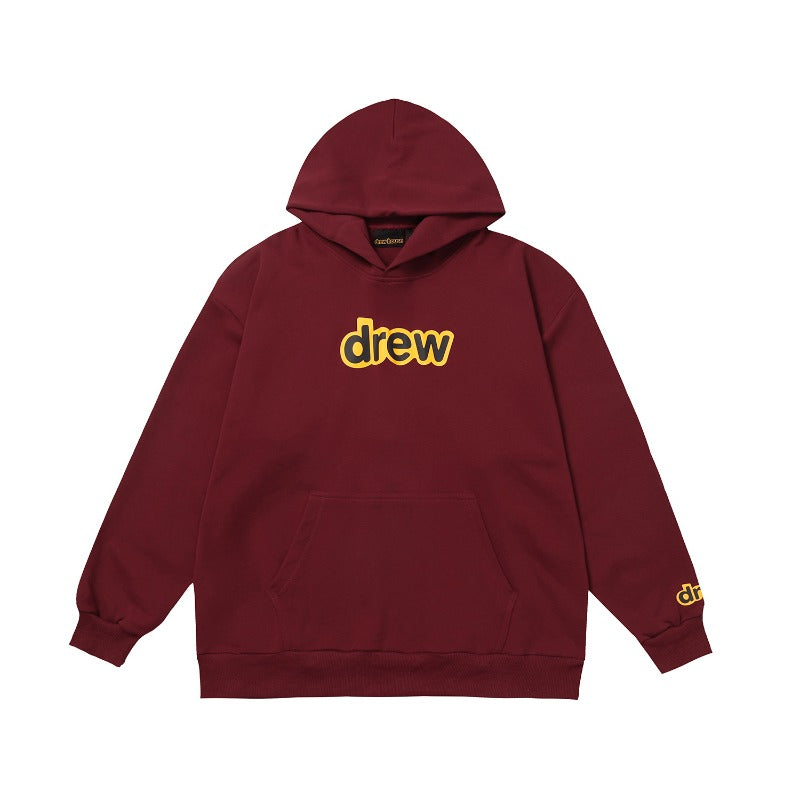 Drew house jacket autumn winter d@er letterprinting terry hooded sweatshirt
