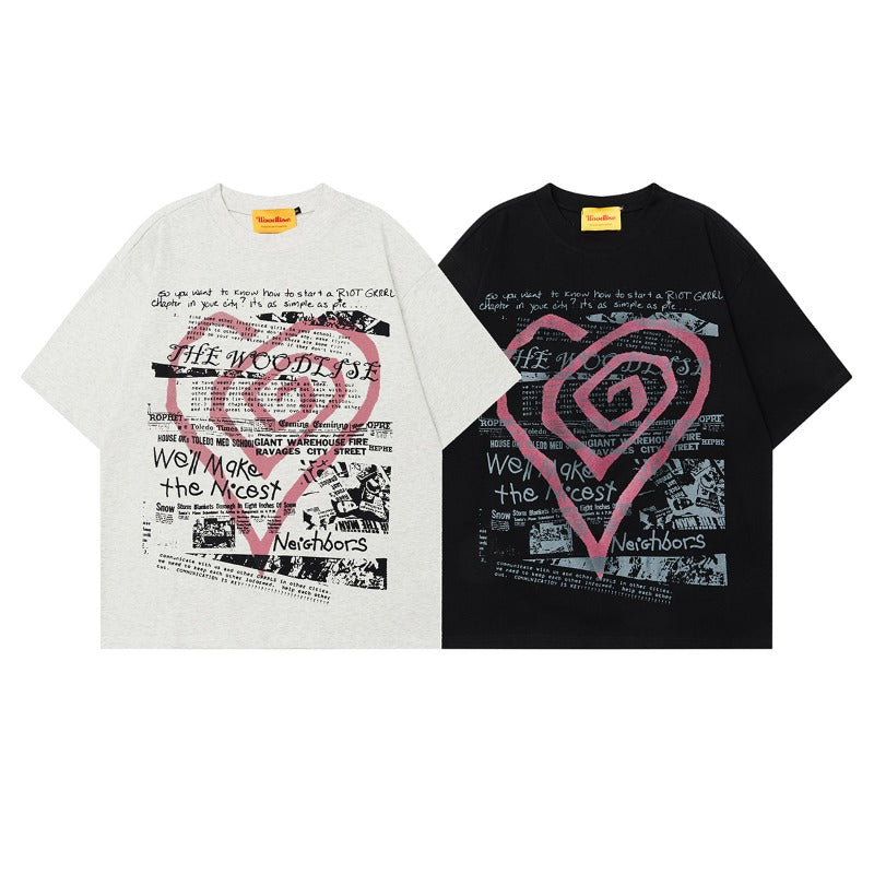 Men's t-shirt - wt american streetwear vintage magazine graphic design - men's relaxed fit premium unisex short sleeve tee