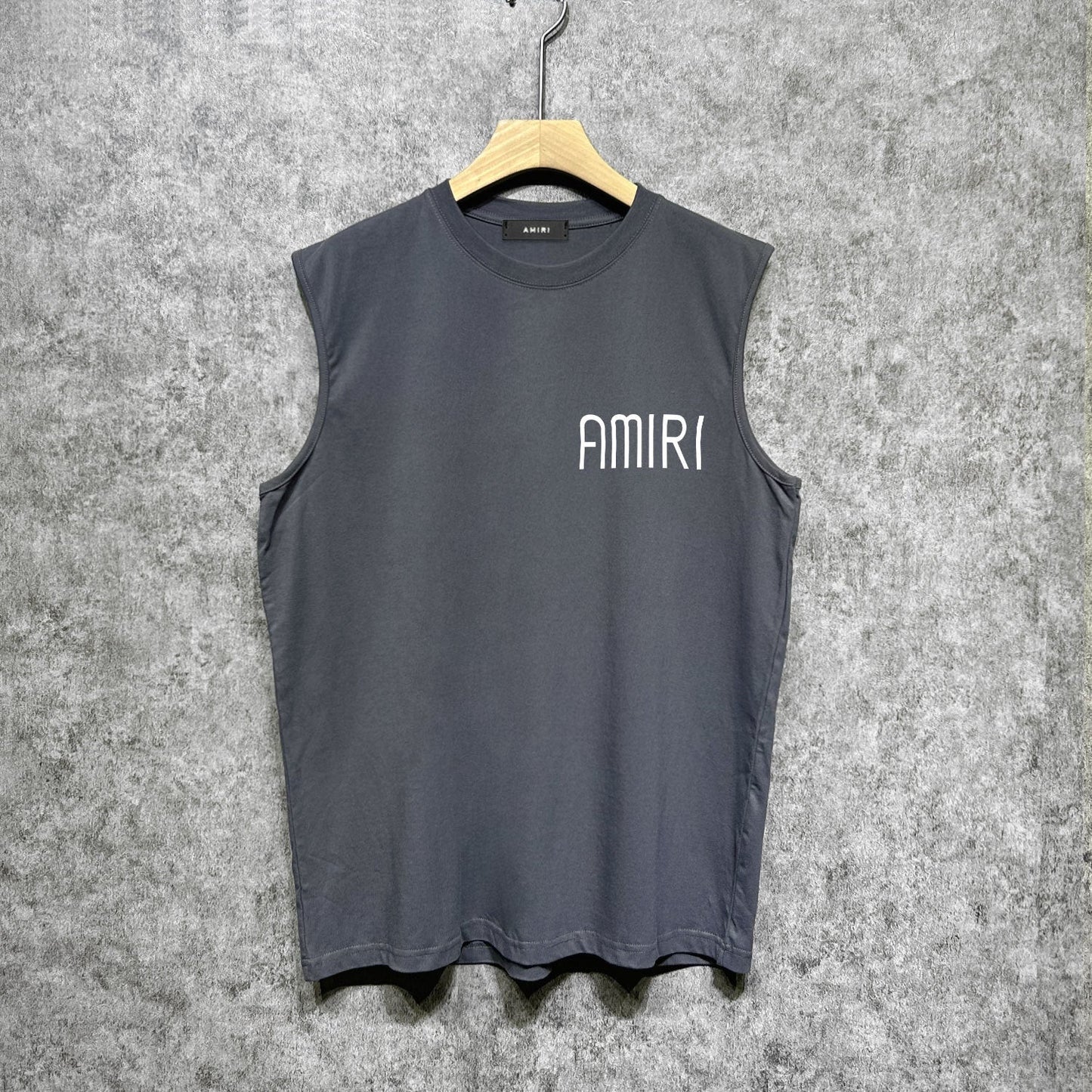 Amiri tank top mottled spider print