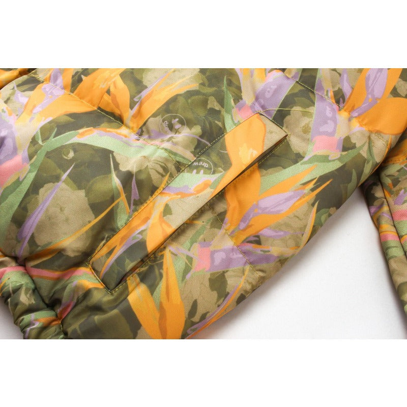 Drew house jacket fall and winter d@ew bird of paradise pattern casual cotton outwear