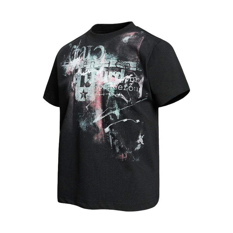 Men's t-shirt - american retro unisex solona cool touch painting graphic design - men's high street slim fit short sleeve tee