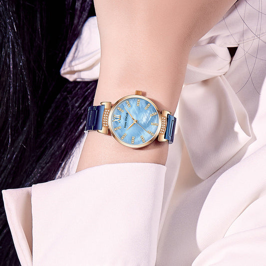 Women's Quartz Watches Diamond-encrusted Waterproof Women's Watch