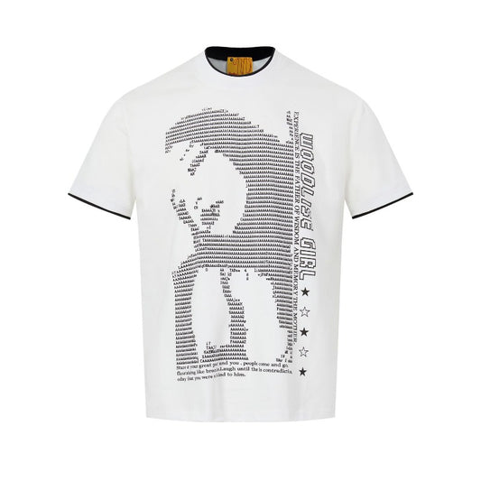 Men's t-shirt: wt american street style, unisex, premium feel, summer creative character design, men's crew neck, slim fit, short sleeve t-shirt