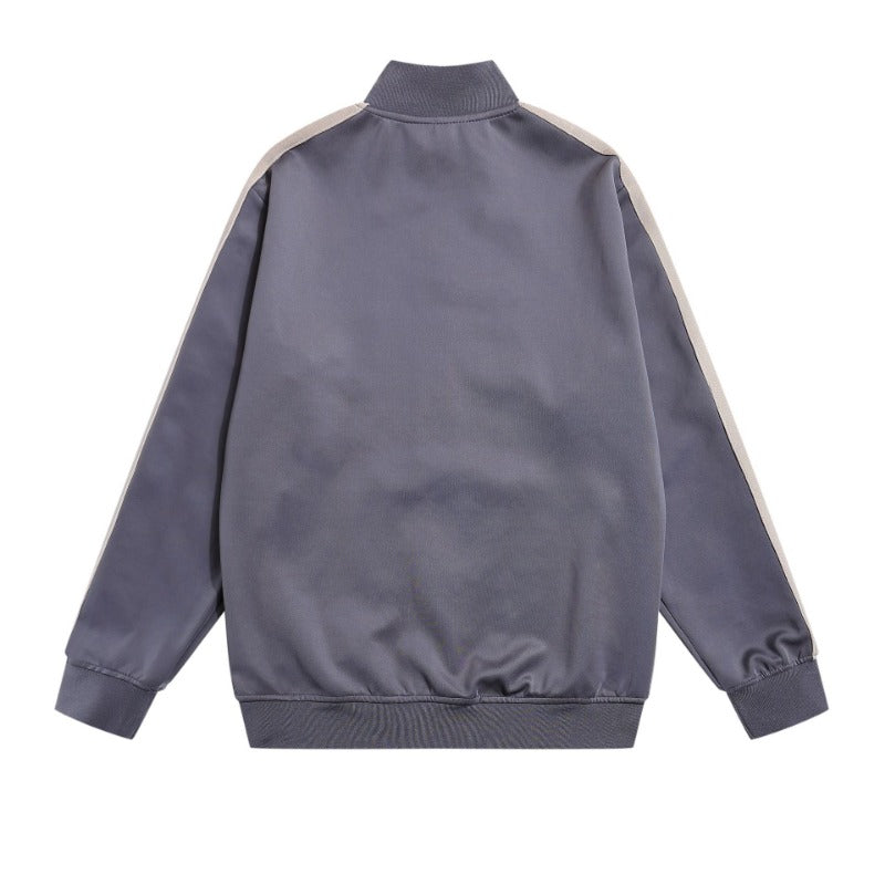 Palm Angels Sweatshirts Suit Striped Color Matching Sports Suit Loose Casual Suit