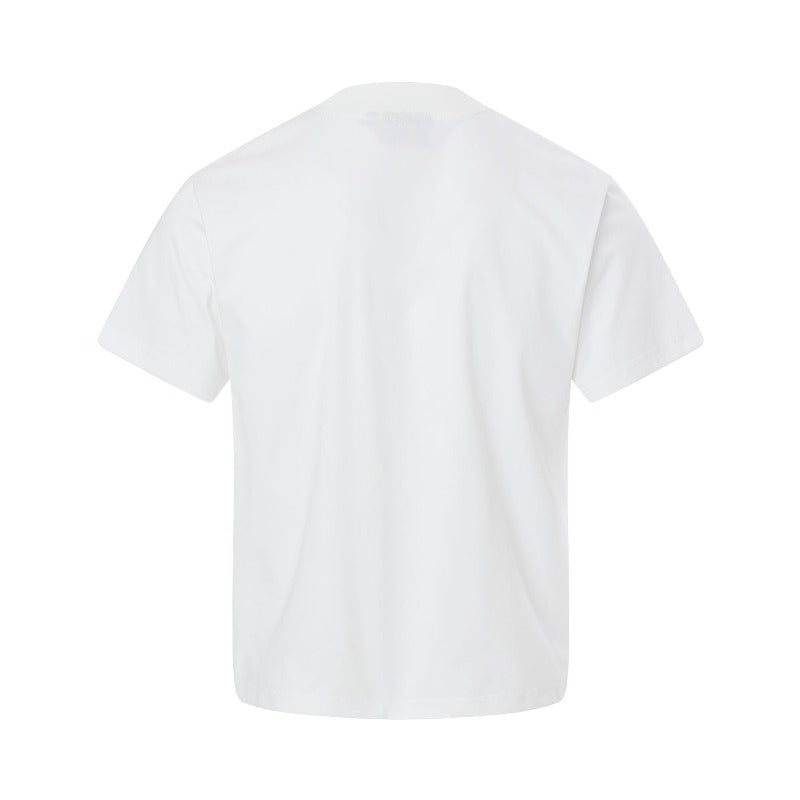 Men's t-shirt - american retro unisex solona cool-touch letter print design - men's high street slim fit short sleeve tee