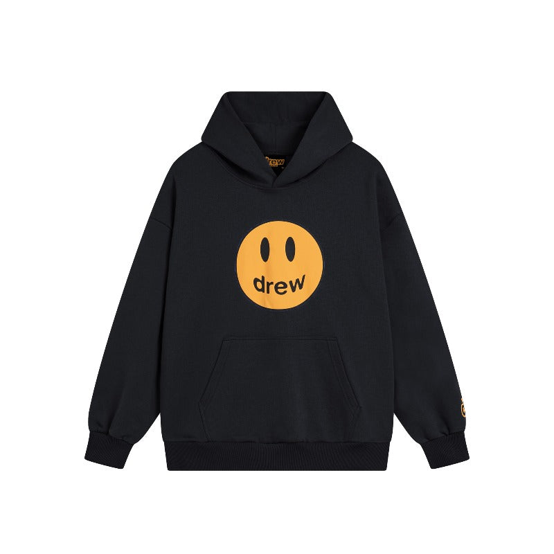 Drew house hoodie fall and winter d@ew classic smiley letter printing terry hooded sweatshirt