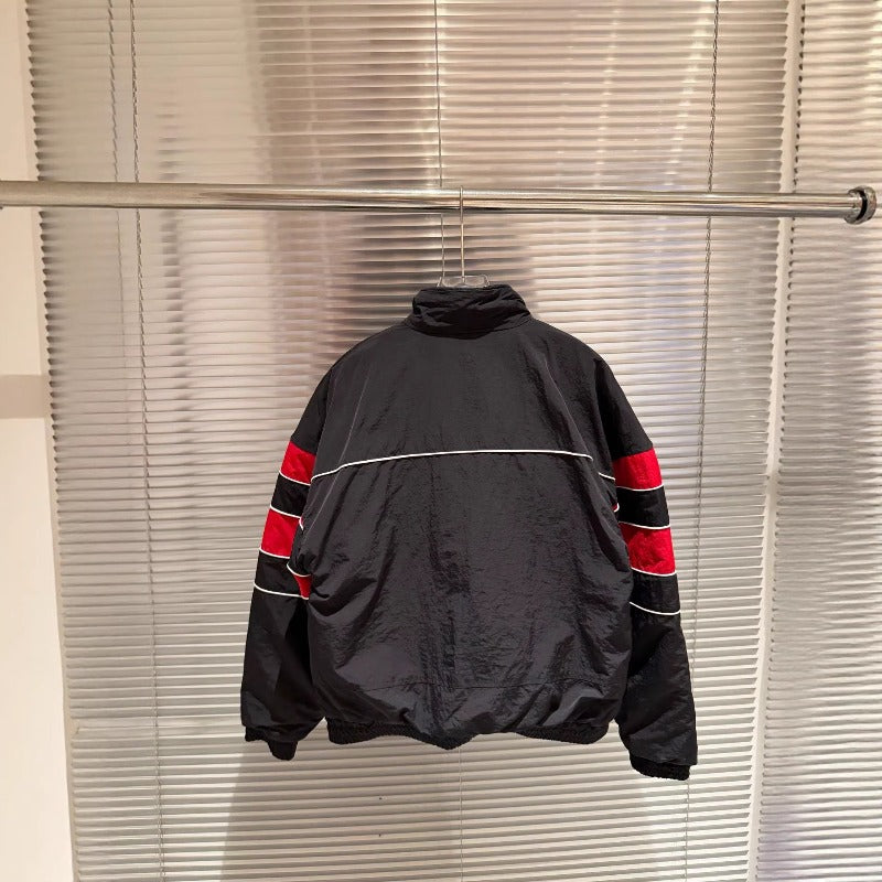 Drew house jacket spring & fall d@ew plain edge contrast colorpatchwork quilted cotton jacket
