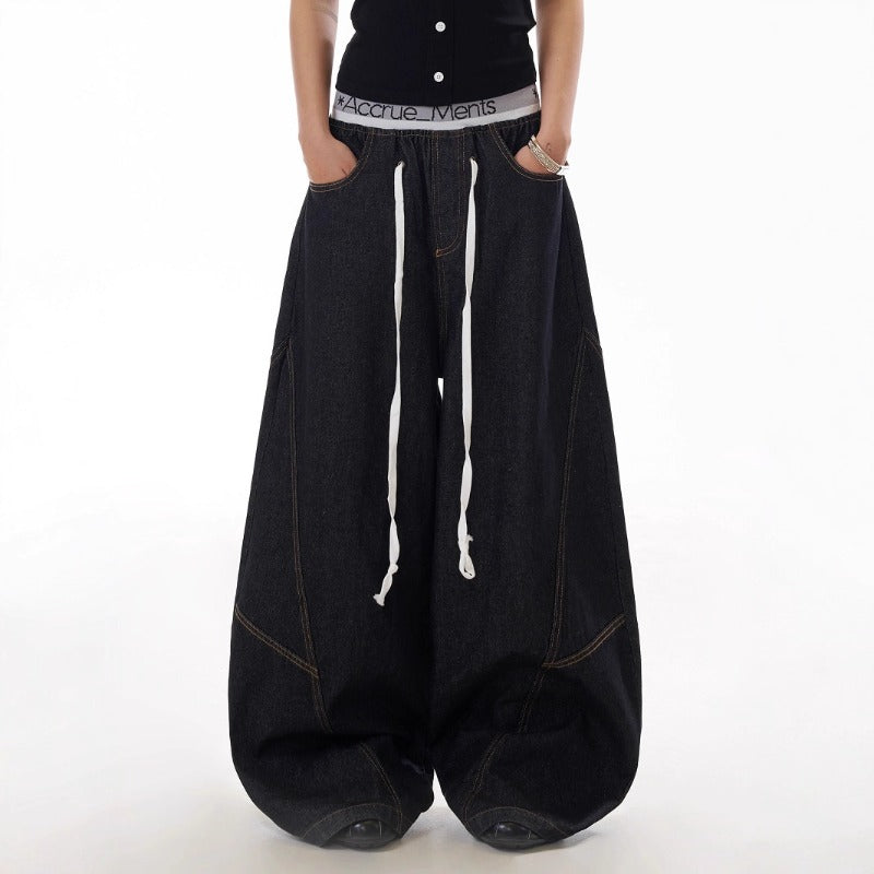 Women Jeans Vintage Jeans Summer Loose Wide Leg Straight Pants