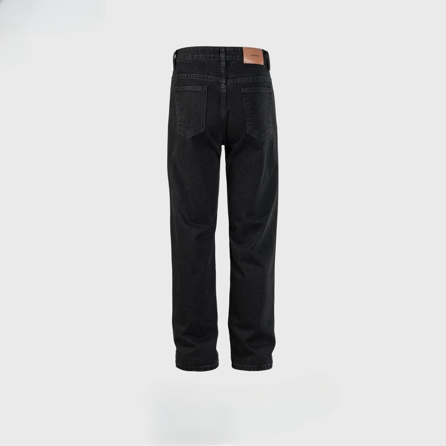 MIJKO Men Vintage Pants MIJKO Women's Clothing Men's Spring and Summer Washed Straight Pants Slim-Fit Jeans