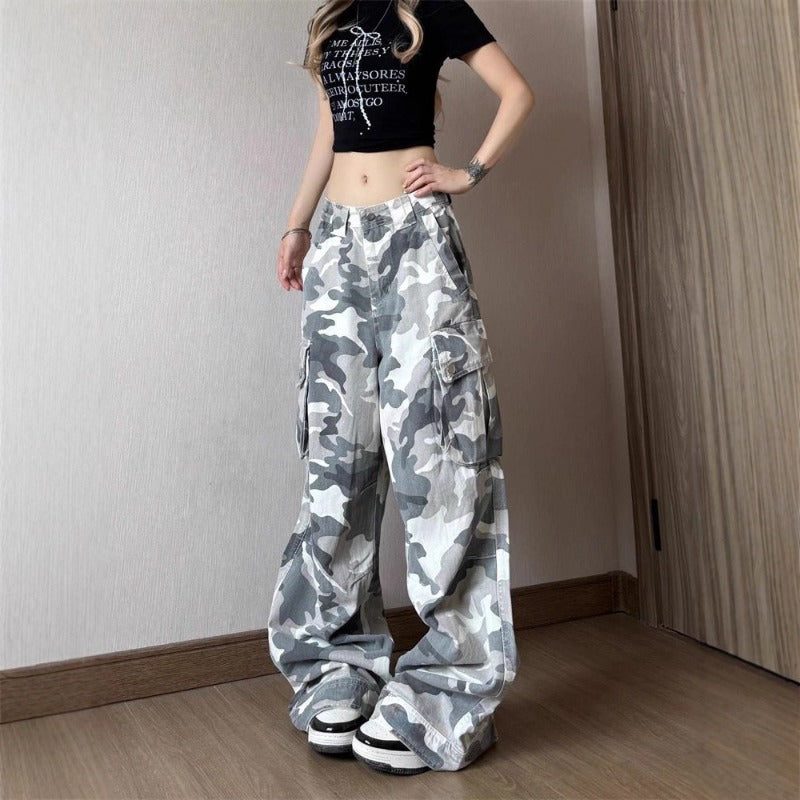 Women's Jeans Women's Loose Retro Denim Trousers