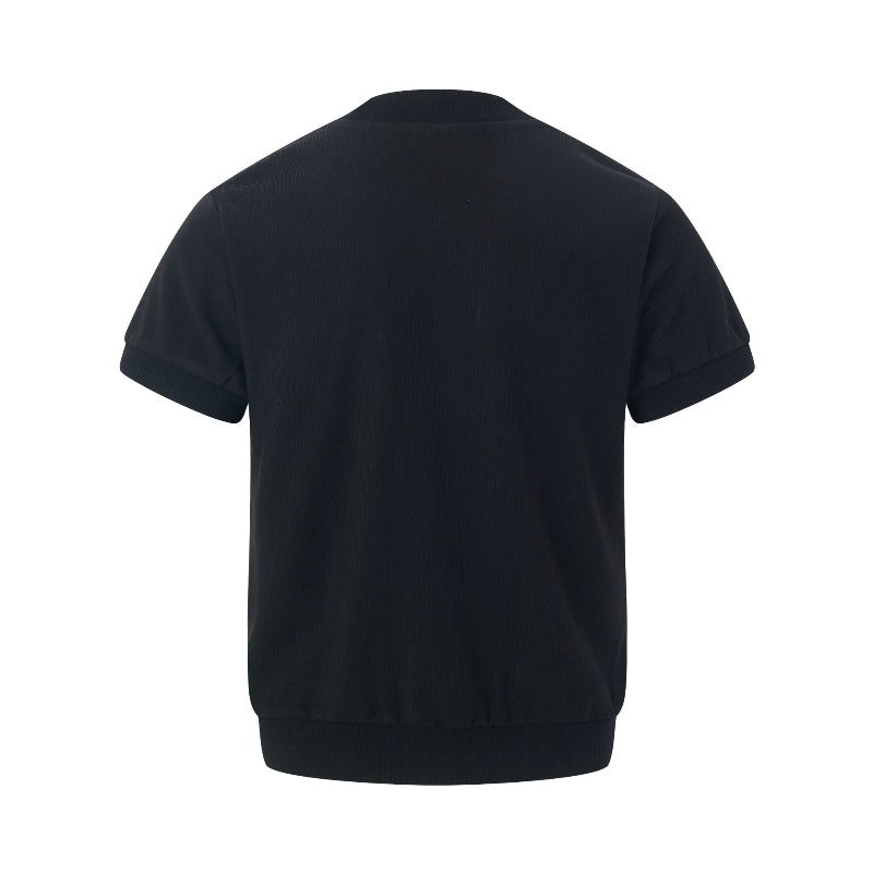 Men's t-shirt - american retro unisex style with snake bone print design, men's high street slim fit short sleeve tee