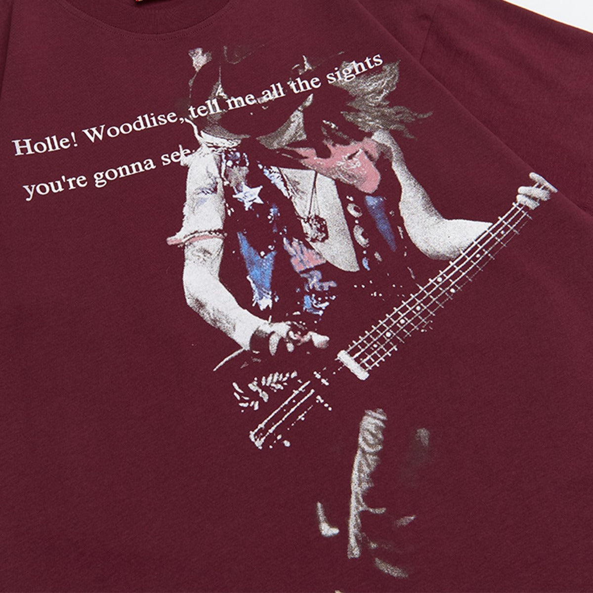 Unisex T-shirts Summer Rock Figure Men's Loose Short Sleeve T-Shirt