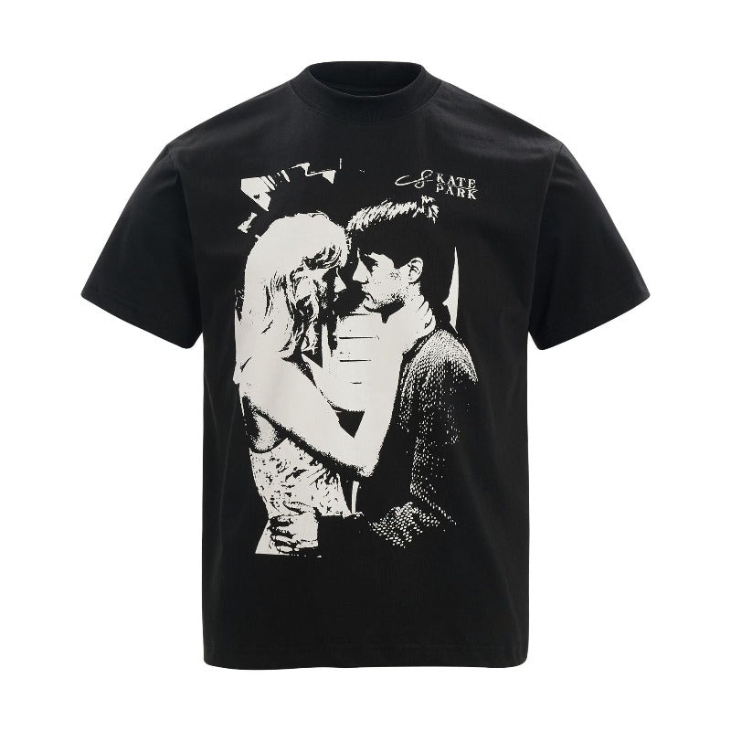Men's t-shirt - american retro unisex solona cool-touch graphic design - men's high street slim fit short sleeve tee