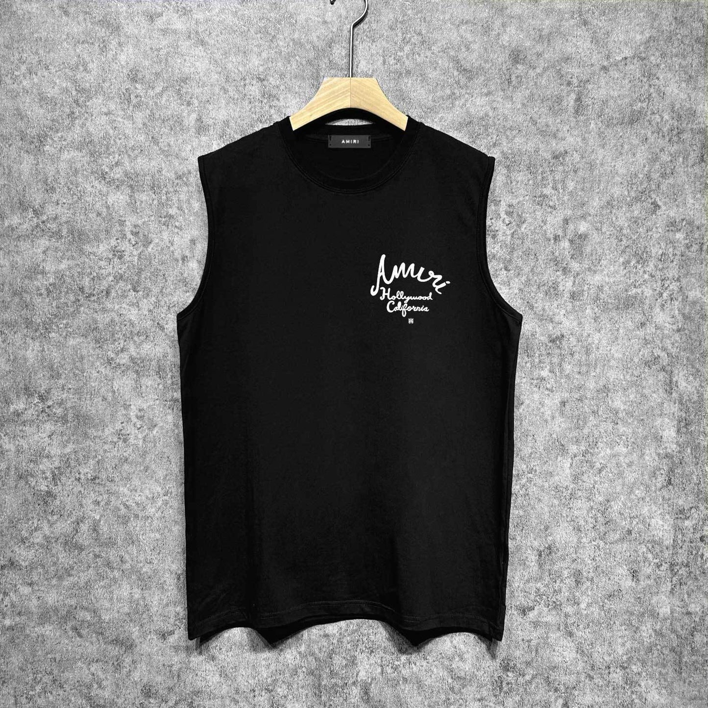 Amiri tank top california hollywood letterprinting