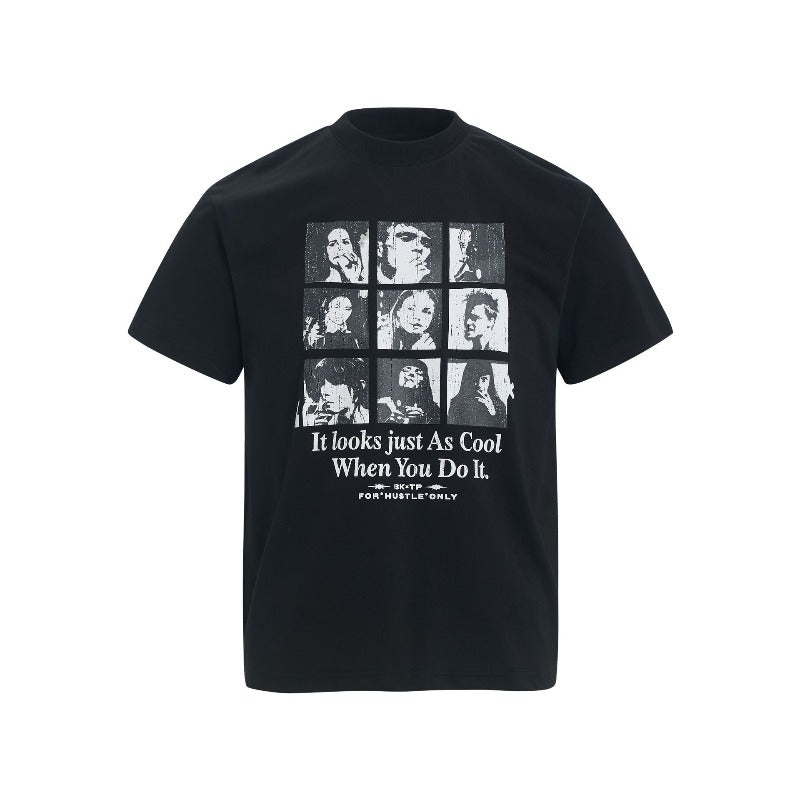 Men's t-shirt - american retro unisex solona cool-touch graphic design - men's high street slim fit short sleeve tee