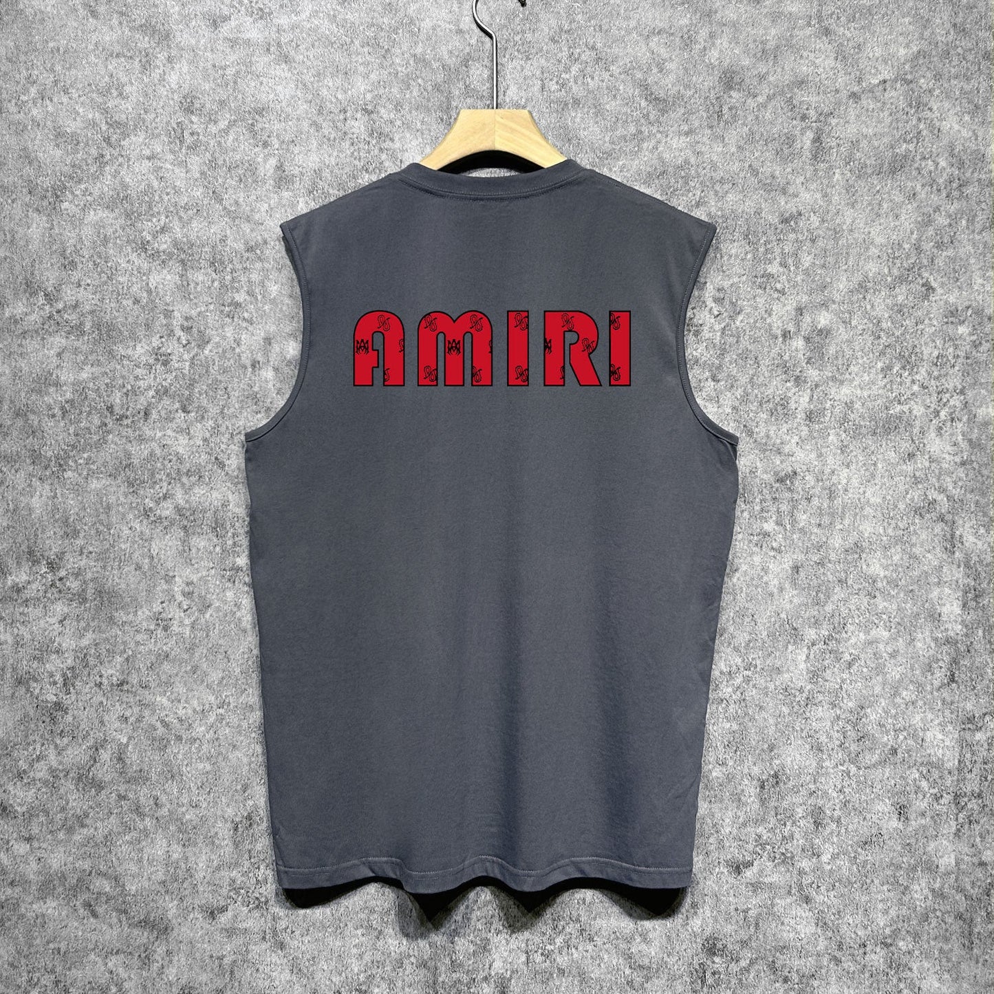 Amiri tank top cashew flower large simple logo printing