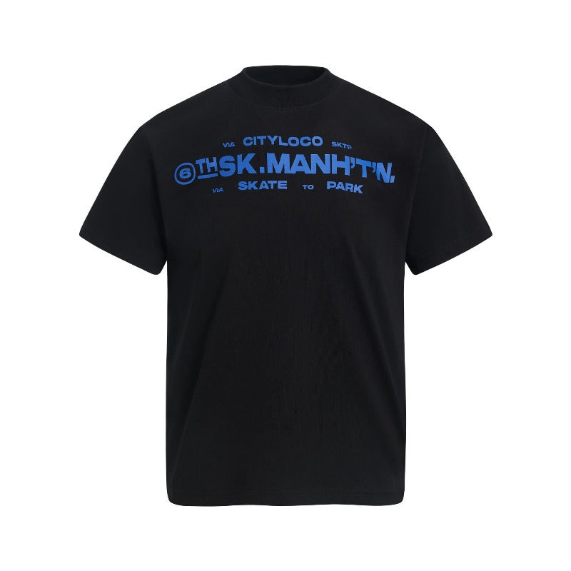 Men's t-shirt - american retro unisex solona cool-touch letter graphic design - men's high street slim fit short sleeve tee