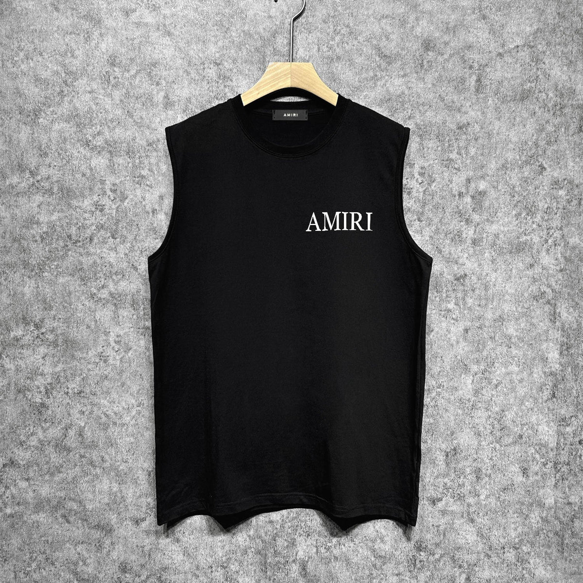 Amiri tank top leaf printing