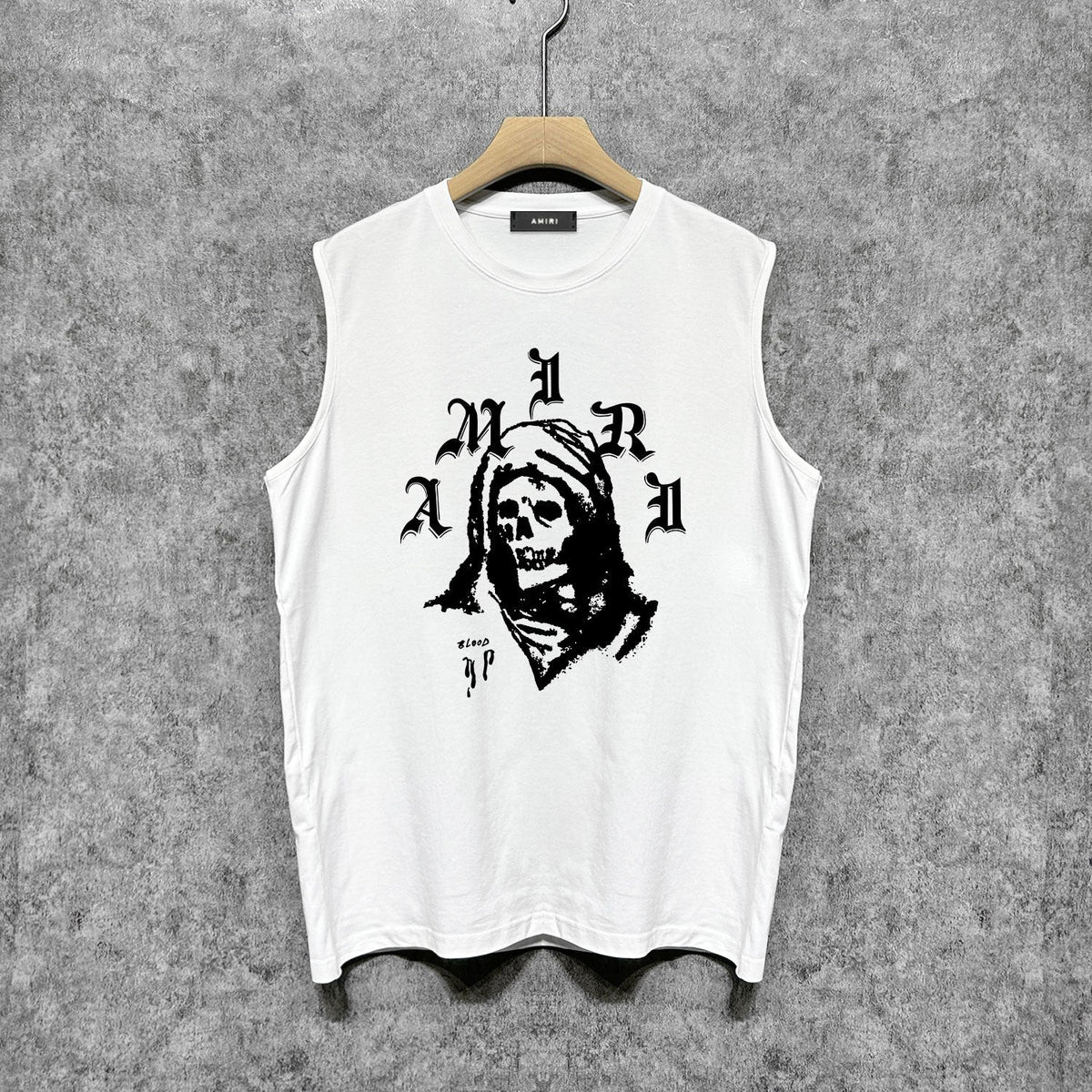 Amiri tank top bandana skull print