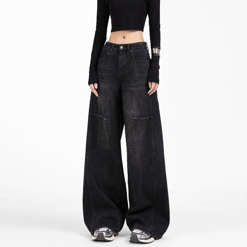 Women jeans high waistloose