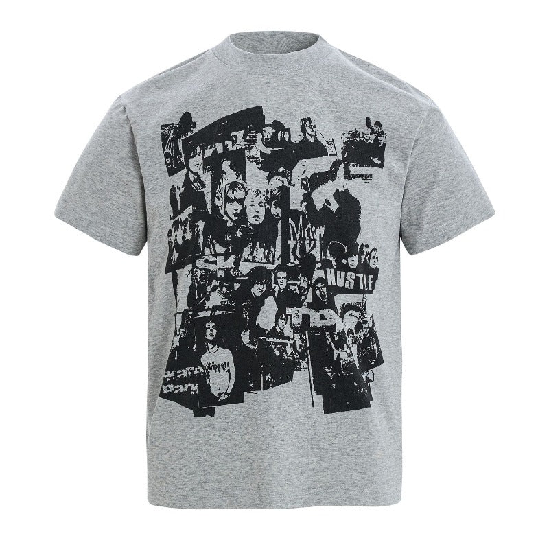 Men's t-shirt - american unisex trendy solona cool-touch graphic design - men's high street slim fit short sleeve tee