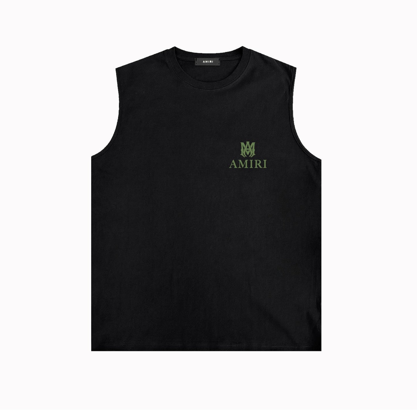 Amiri tank top small spider letter horizontal stripprinting