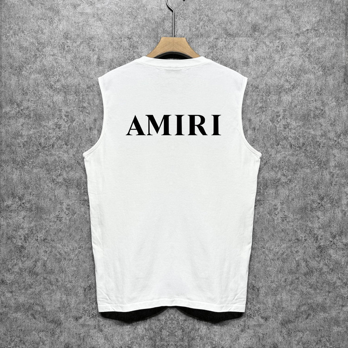Amiri tank top new thick letterprinting