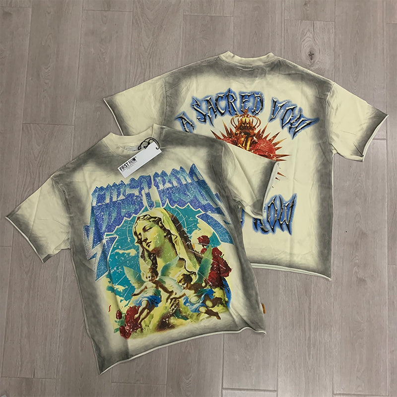 First Row T Shirts A Sacred Vow Angel Tee Fashion Hot Diamond Trend Brand