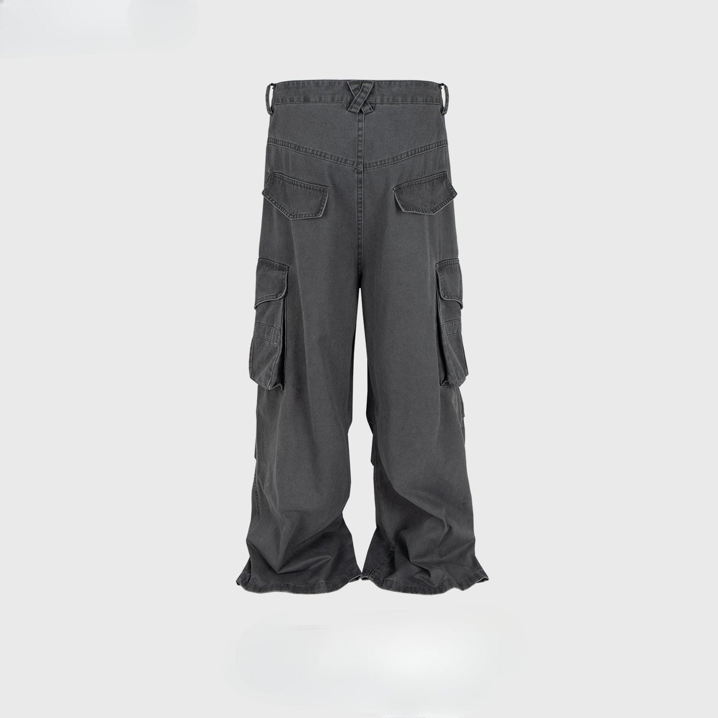 MIJKO Men's Vintage Pants MIJKO Men's Women's Vintage Washed Trousers Casual Pants