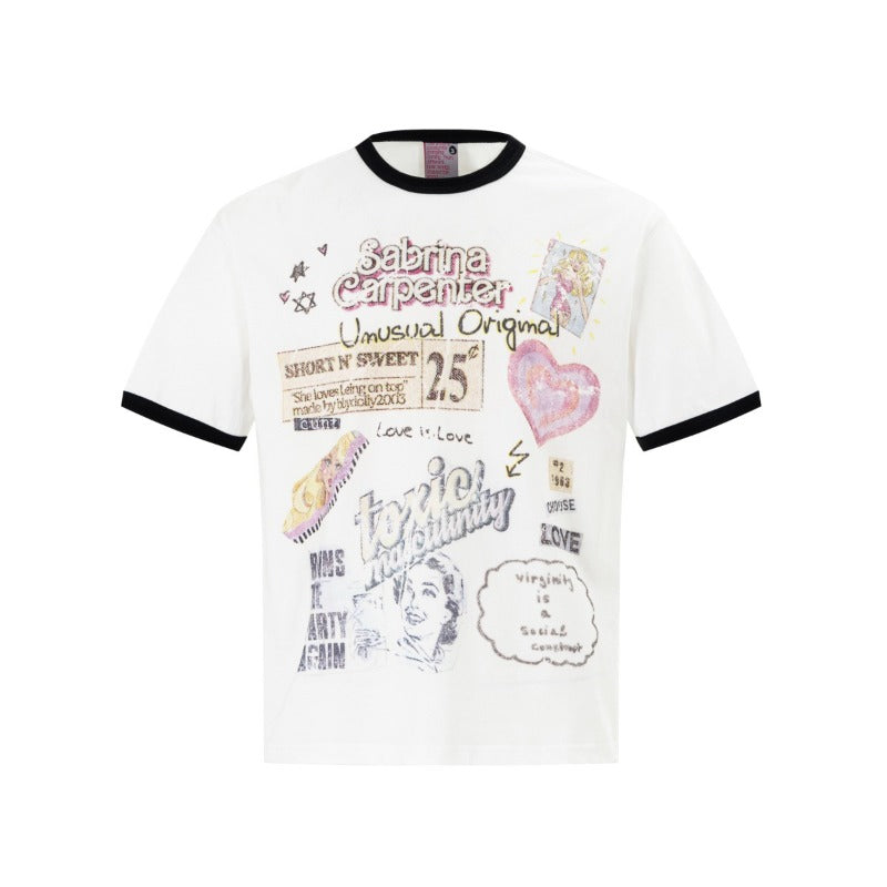 Men's t-shirt - american street style summer trendy funny graphic design - premium fit short sleeve tee