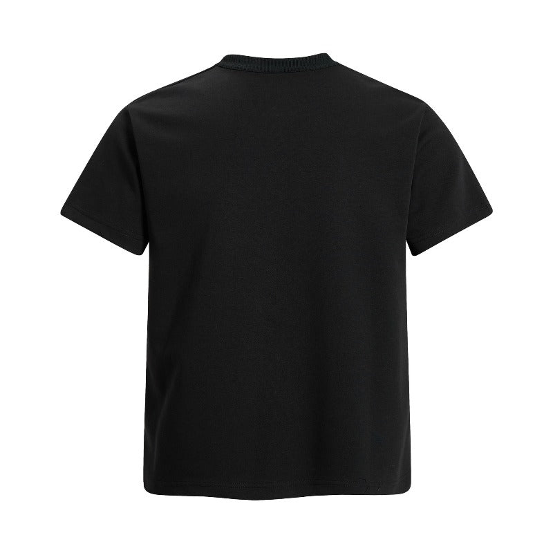 Men's t-shirt - american retro unisex air layer button abstract design - men's high street slim fit short sleeve tee