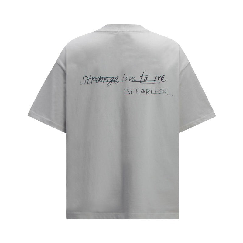 Men's t-shirt - american street style summer couple's d guitar graphic design - premium quality men's loose fit short sleeve tee