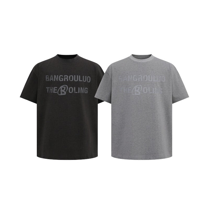 Men's t-shirt - american streetwear style, summer unisex, premium logo letter design, men's loose fit short sleeve tee