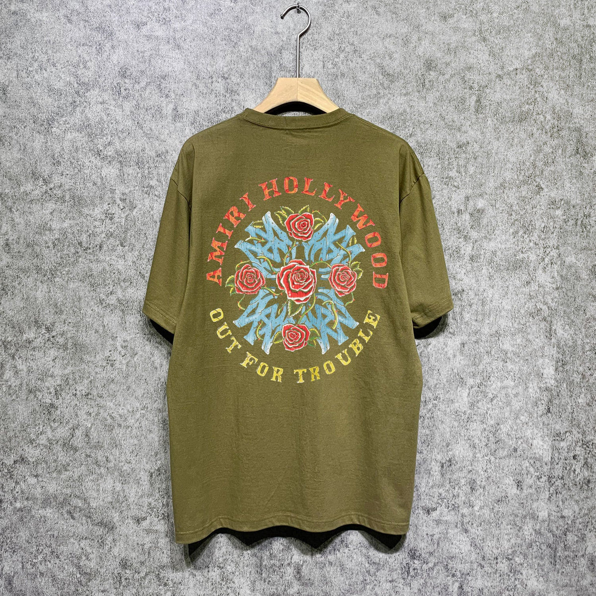 Amiri t shirts floral print short sleeve